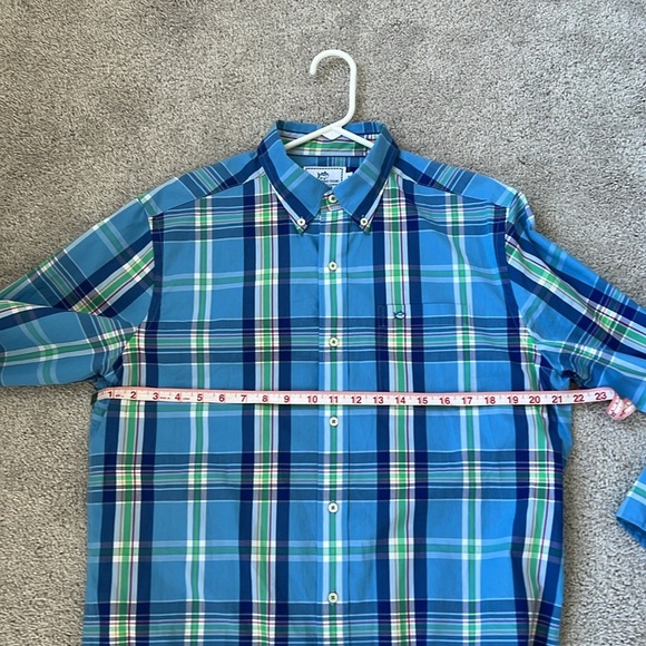 Southern Tide LS Palmetto Plaid Shirt Ocean Channel Button Down Sz M Rtl $99 - Picture 5 of 7
